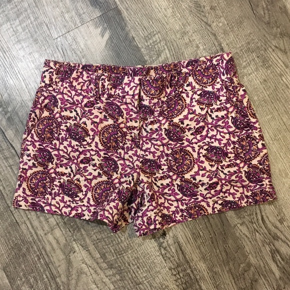 Loft linen printed shorts - Picture 1 of 4